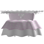 ♡ ꒰ cute puffy flowy doll dress with lace in pink