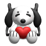 ♡ cute puppy heart backpack 3.0