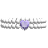 Cute Purple Amethyst Pearl Choker