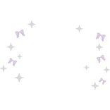Cute purple bow face aura 