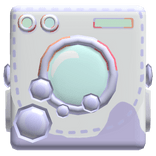 ♡ Cute Purple Bubble Washing Machine Backpack