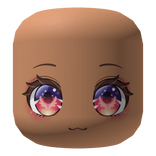 Cute Purple Red Luminous Christmas Anime Eyes