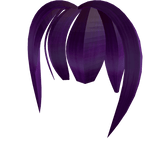 cute purply kitty bangs