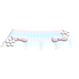 ♡⸝⸝ cute rainbow flower winter skirt