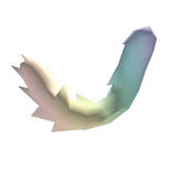 ♡ cute rainbow pastel cat tail