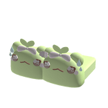 cute rainy frog slippers (1.0)