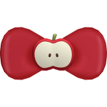 cute red apple hair clip