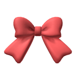 Cute Red Back Waist Bow