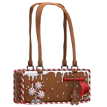 cute red christmas gingerbread cookie bag