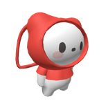 CUTE RED POCHACCO CAP PLUSHIE BAG