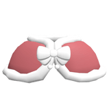 cute red winter fuzzy shawl 3.0