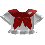 Cute Red Y2K Shirt w/ Bow