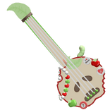 ♡ Cute Retro Harajuku Pastel Red Apple Guitar 🍎