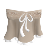 Cute Ribbon Deer Dress Brown