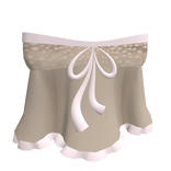 Cute Ribbon Deer Dress Pink Brown