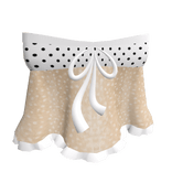 Cute Ribbon Deer Dress White Brown