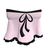Cute Ribbon Dress Black Pink