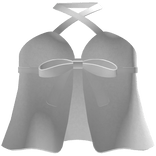 cute ribbon dress in white