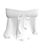 Cute Ribbon Dress White