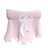 Cute Ribbon Dress White Pink