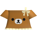 cute rilakkuma bear brown tshirt
