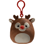 Cute Rudolph The Red Nosed reindeer Keychain