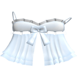 Cute Ruffled Blue Open Dolly Dress