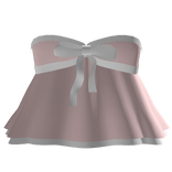Cute Ruffled Bow Dress in Pink