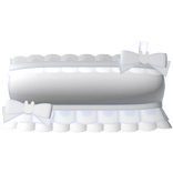 ♡ cute ruffled bunny top in baby blue