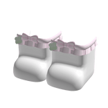 ♡ : cute ruffled clover socks
