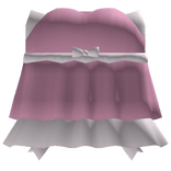 cute ruffled dress w/ bow pink