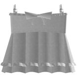 cute ruffled kawaii white dress