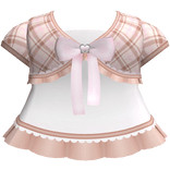 Cute Ruffled Neapolitan Heart Bow Dress