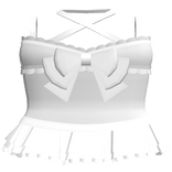 Cute Ruffled Pretty Lace Dress In White