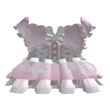 Cute Ruffled Princess Bunny Dress In Pink