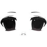 cute sad anime face moe piercings