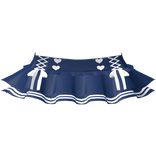 ୨୧ Cute Sailor Bow Ruffle Skirt (Blue)