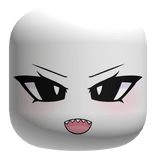 Cute Shark Face - White