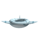 Cute Shark Floatie Blue