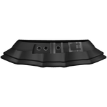 ♡ cute short black ruffled skirt w belt