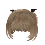 cute short hair bat wings pigtails blonde