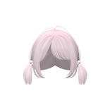 Cute Short Pink Baby pigtails w/ hairclip