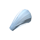 Cute Short Trimmed Light Blue Tail