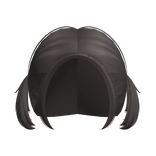 ☘︎ : cute short trimmed pigtails in ash brown