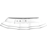 ♡ cute short white ruffled skirt w belt