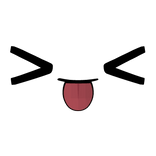 Cute Silly Kawaii Face 3D