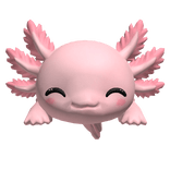 Cute Sleeping Axolot