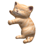 Cute Sleeping Cat Kitten - Red Tabby [3.0]