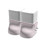 ꒰♡꒱ cute soft boots / w leg warmers pink