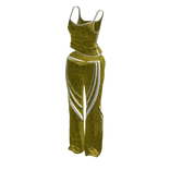 Cute Soft Midnight Leopard Girl PJs (Yellow)